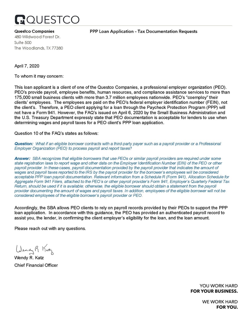 Paycheck Protection Program